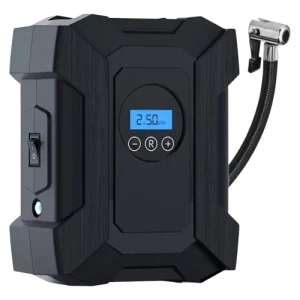 Mini Inflador Eléctrico para Auto 12V Portátil Digital de 150 PSI con Linterna y Corte Automático