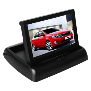 Monitor de Auto Plegable de 4.3″ – Pantalla LCD TFT 12V para Cámara de Retroceso