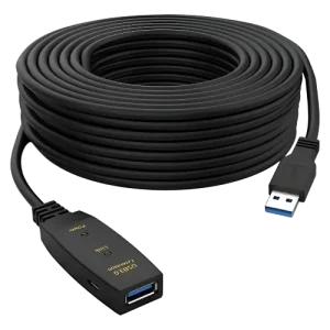 Extensión USB 3.0 de 10 Metros - Cable Reforzado de Uso Rudo