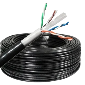 Cable UTP CAT6E de 100 Metros Exterior – Cable de Red para Exterior e Interior Gigabit y PoE