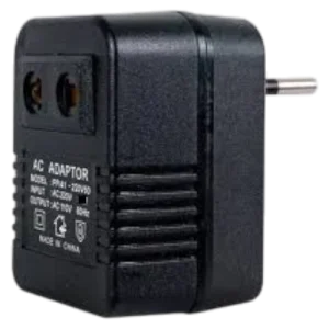 Transformador de Voltaje 220V a 110V de 50W - Conversor de Corriente Eléctrica Monobloque (Para Equipos Americanos)