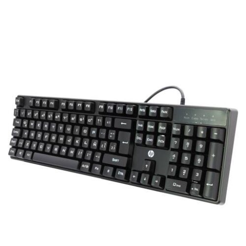 Teclado gamer membrana RGB 7 colores K300 en español con letra Ñ - Imagen 2