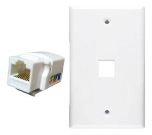 Enchufe RJ45 Categoría 6: Módulo para Muro o Caja Chuqui