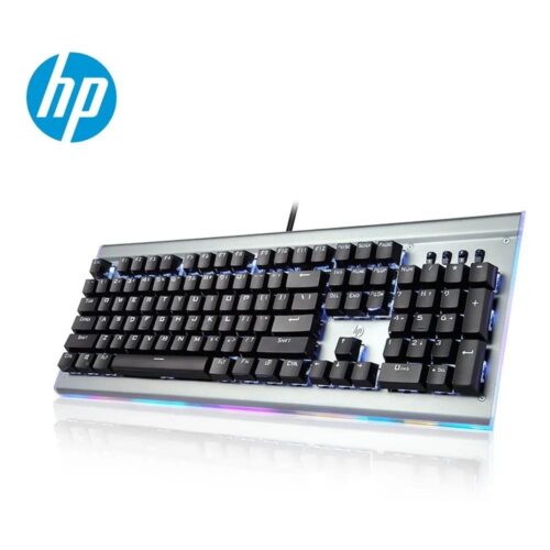 Teclado mecánico HP RGB Gk520 con letra Ñ en español