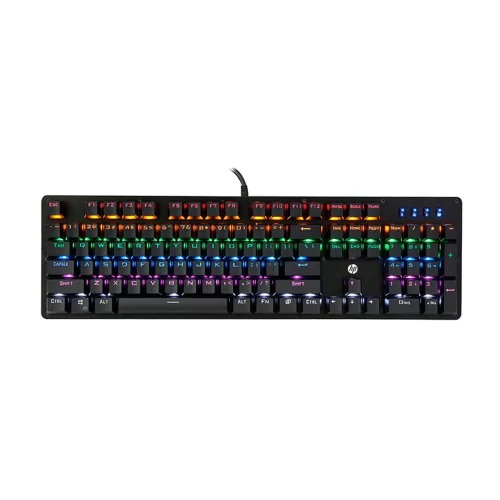 Teclado mecanico HP Gamer RGB Gk100 con letra Ñ - Imagen 3