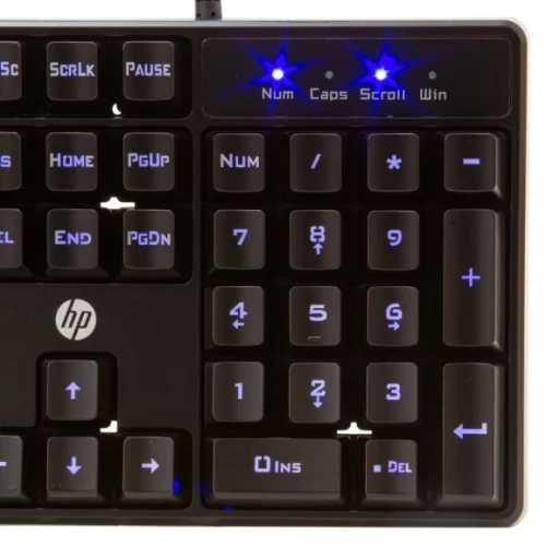 Teclado gamer membrana RGB 7 colores K300 en español con letra Ñ - Imagen 3