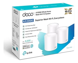 Sistema Mesh TP-Link Deco X50 Wi-Fi 6 AX3000 – Cobertura Total Inteligente