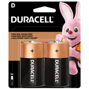 Pila Duracell letra D en pack de 2 unidades es la del calefont