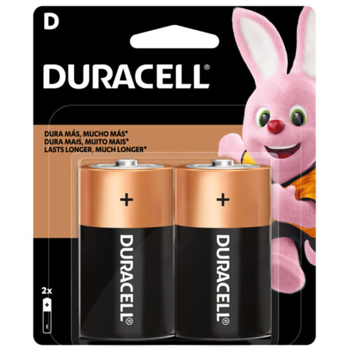 Pila Duracell letra D en pack de 2 unidades es la del calefont