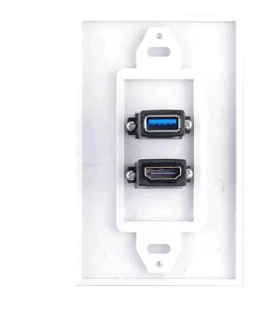 Enchufe de pared HDMI y USB 3.0 - Imagen 3