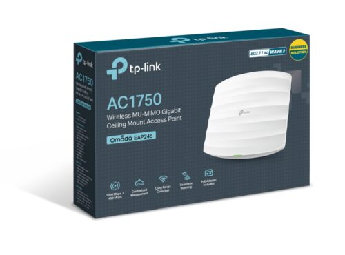 Acces point EAP245 AC1750 MU-MIMO Gigabit para montaje en techo