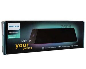 Mouse Pad Gamer Philco Pro XL 80x30cm – RGB + Carga Inalámbrica