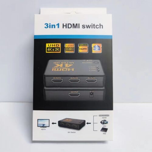 Switch HDMI 3 entran y 1 sale con control remoto - Imagen 2