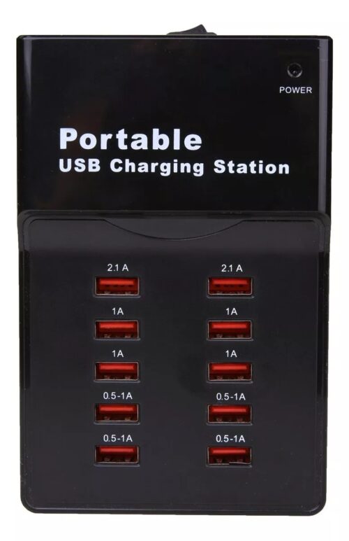 Cargador con 10 puertos USB con enchufe - Imagen 5