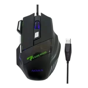 Mouse gamer con cable enmallado