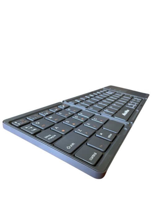 Teclado Bluetooth con scroll incorporado recargable y plegable con letra Ñ - Imagen 2