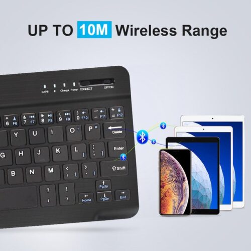 Mini teclado Bluetooth con letra ñ para iOS Windows Android TV celulares y tablets - Imagen 6