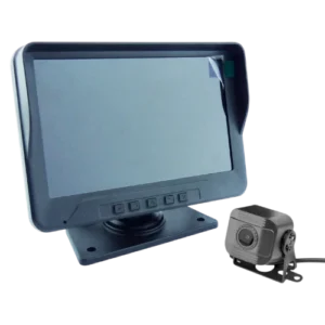 Kit Monitoreo Pantalla 7″ con Cámara Integrada para 2 Canales Vehículos