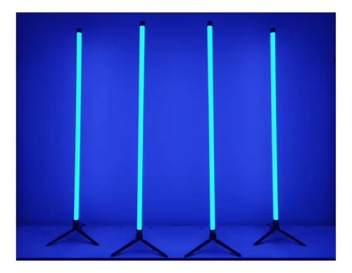Tubo LED RGB de piso control remoto y aplicación en el celular - Imagen 6