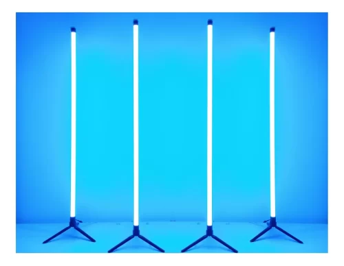 Tubo LED RGB de piso control remoto y aplicación en el celular - Imagen 5