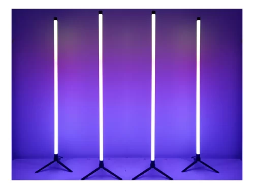 Tubo LED RGB de piso control remoto y aplicación en el celular - Imagen 7