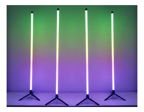 Tubo LED RGB de piso control remoto y aplicación en el celular - Imagen 4