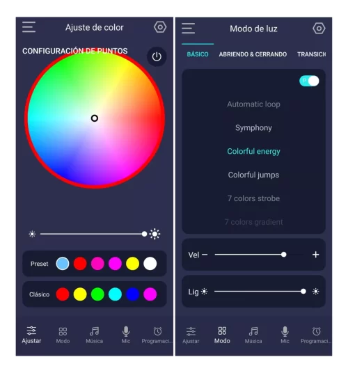 Tubo LED RGB de piso control remoto y aplicación en el celular - Imagen 2