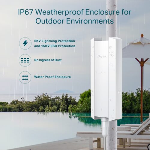 Punto de acceso wifi 6 de exterior repetidor EAP610 TpLink - Imagen 2