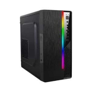Gabinete para PC con una luz larga frontal