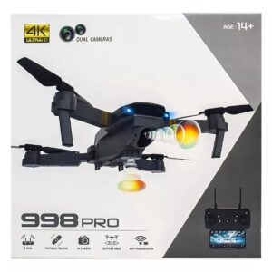 Dron 998 pro con dos baterías