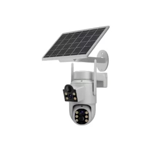 Camara con panel solar