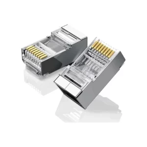 Conector RJ45 CAT6 100 unidades FTP blindado