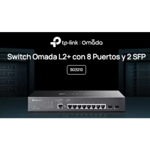 Switch de 8 puertos Gigabit y 2 SFP L2+ Omada SG3210