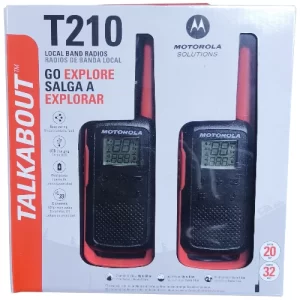 Walkie talkie Motorola 2 unidades Talkabout T210
