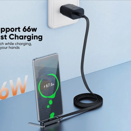 Cable con Soporte USB-C a USB-C 66W Vidvie - Imagen 4