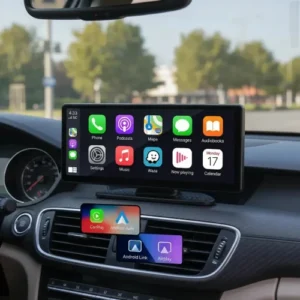 Pantalla Táctil Portátil CarPlay y Android Auto Inalámbrico para Tablero