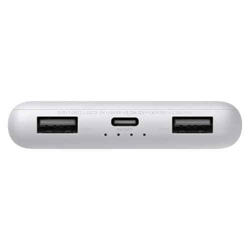 Power Bank Xiaomi 10000mAh 22.5W Lite Carga Rápida 3 Puertos - Imagen 2