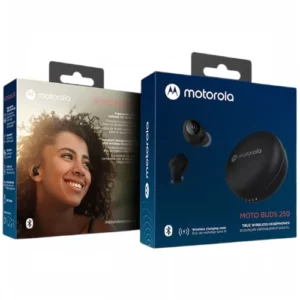 Audífonos Inalámbricos Motorola Moto Buds 250 Negro Bluetooth 5.0 IPX5