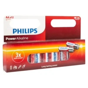 Pilas Alcalinas Philips AA LR6 Blister 12 Unidades 1.5V Sin Mercurio
