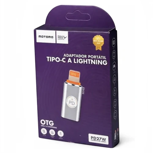 Adaptador USB-C a Lightning 27W Datos y Carga para iPhone