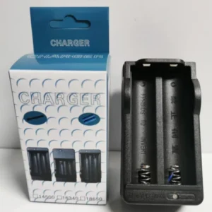 Cargador Pila 18650 Doble 4.2V 800mA Universal con Indicador LED