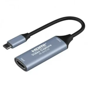 Capturadora Video USB 3.0 Tipo C HDMI 1080P 60fps Plug and Play OBS