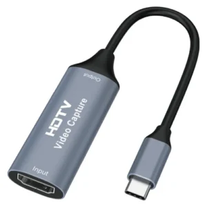 Capturadora Video USB 2.0 Tipo C HDMI 1080P Plug and Play OBS